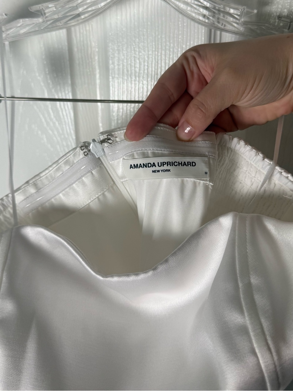 Amanda Uprichard Romilly Romper in White M - Picture 12 of 12